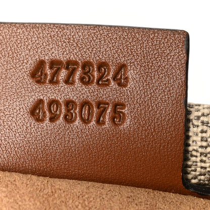 Gucci GG Supreme Monogram Large Linea A Hobo Light Brown 7 of 11