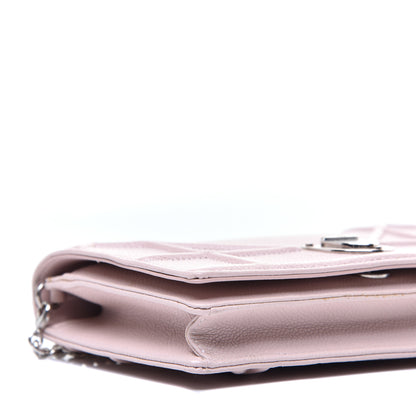 Christian Dior Grained Calfskin Diorama Wallet on Chain Pouch Rose Poudre 7 of 8