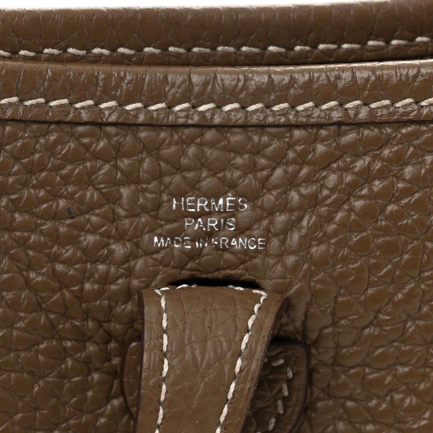 Hermes Taurillon Clemence Amazone Evelyne TPM Etoupe Bleu Indigo 6 of 11