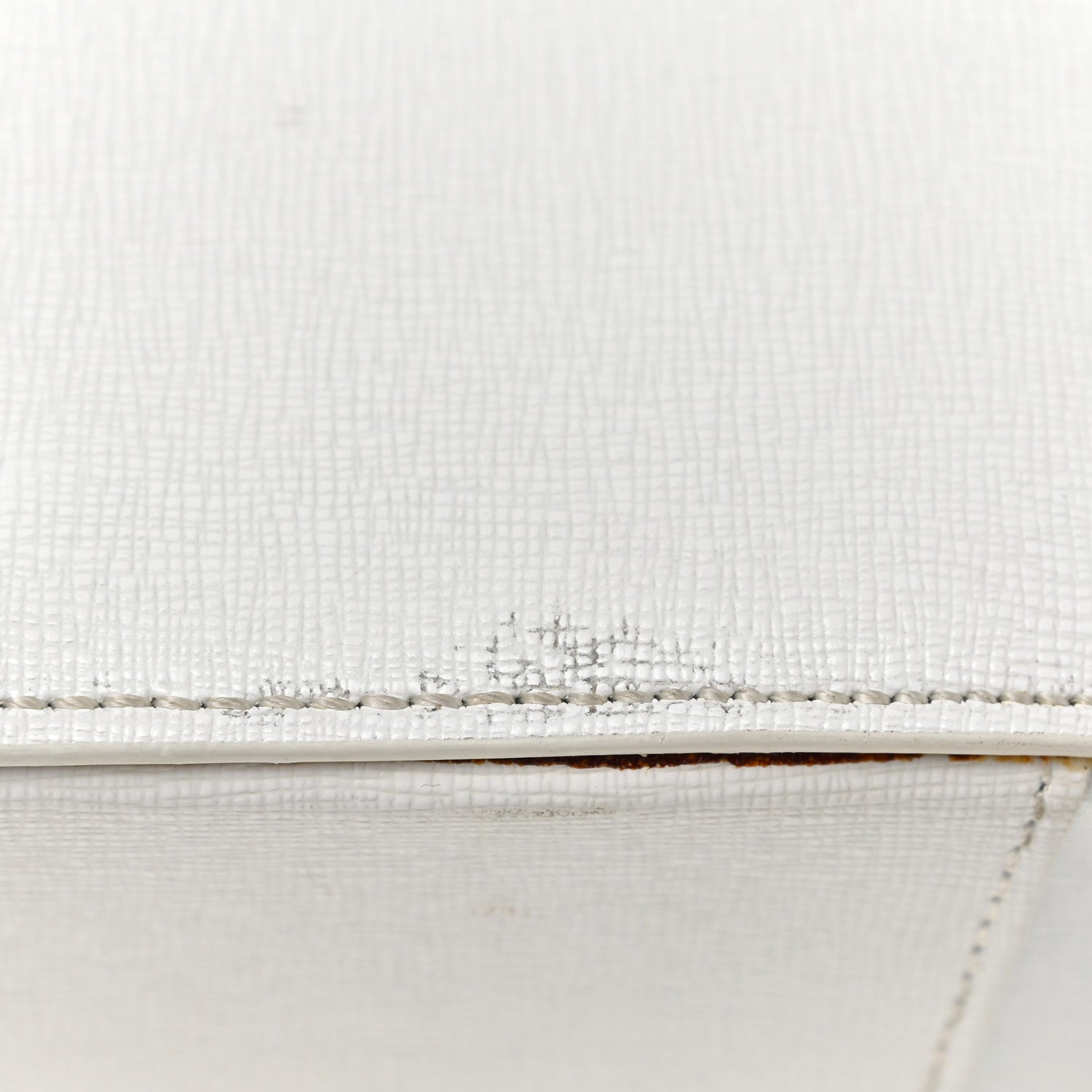 Off-White Saffiano Striped Diag Binder Flap Bag White Black 17 of 25