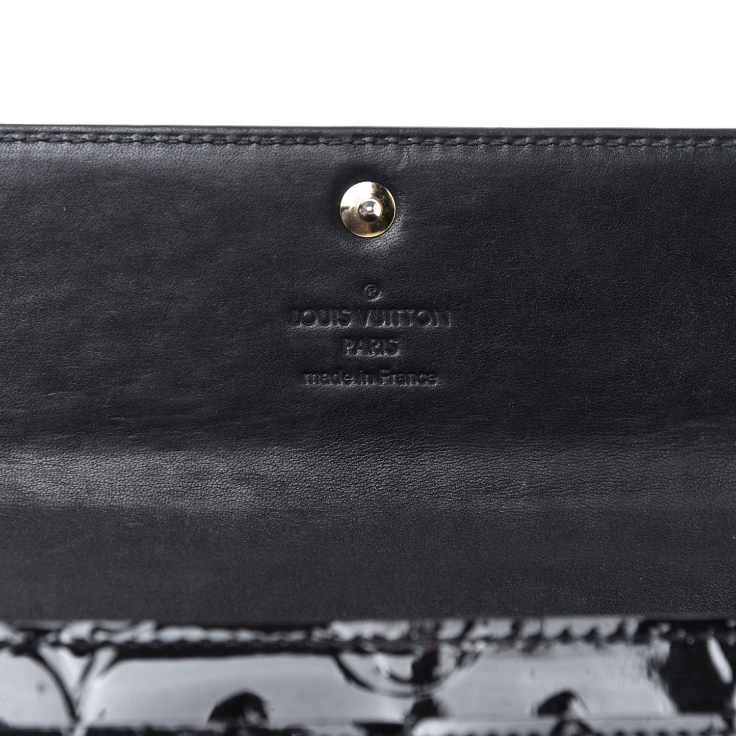 Louis Vuitton Vernis Sarah Wallet Blue Infini 6 of 7