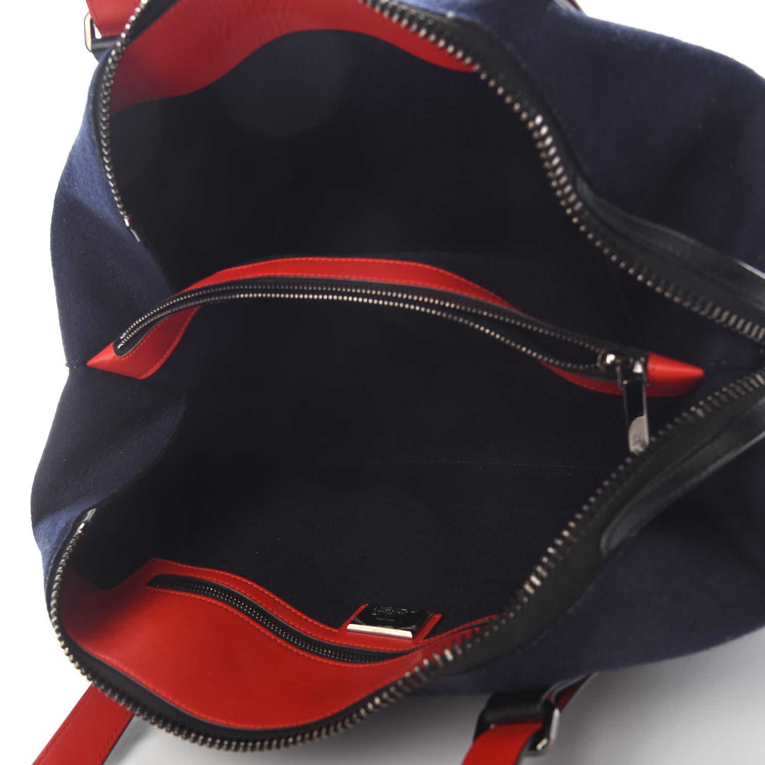 Christian Louboutin Canvas Calfskin Bagdamon Duffle Black 5 of 8