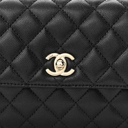 Chanel Caviar Quilted Mini Coco Handle Flap Black 8 of 11