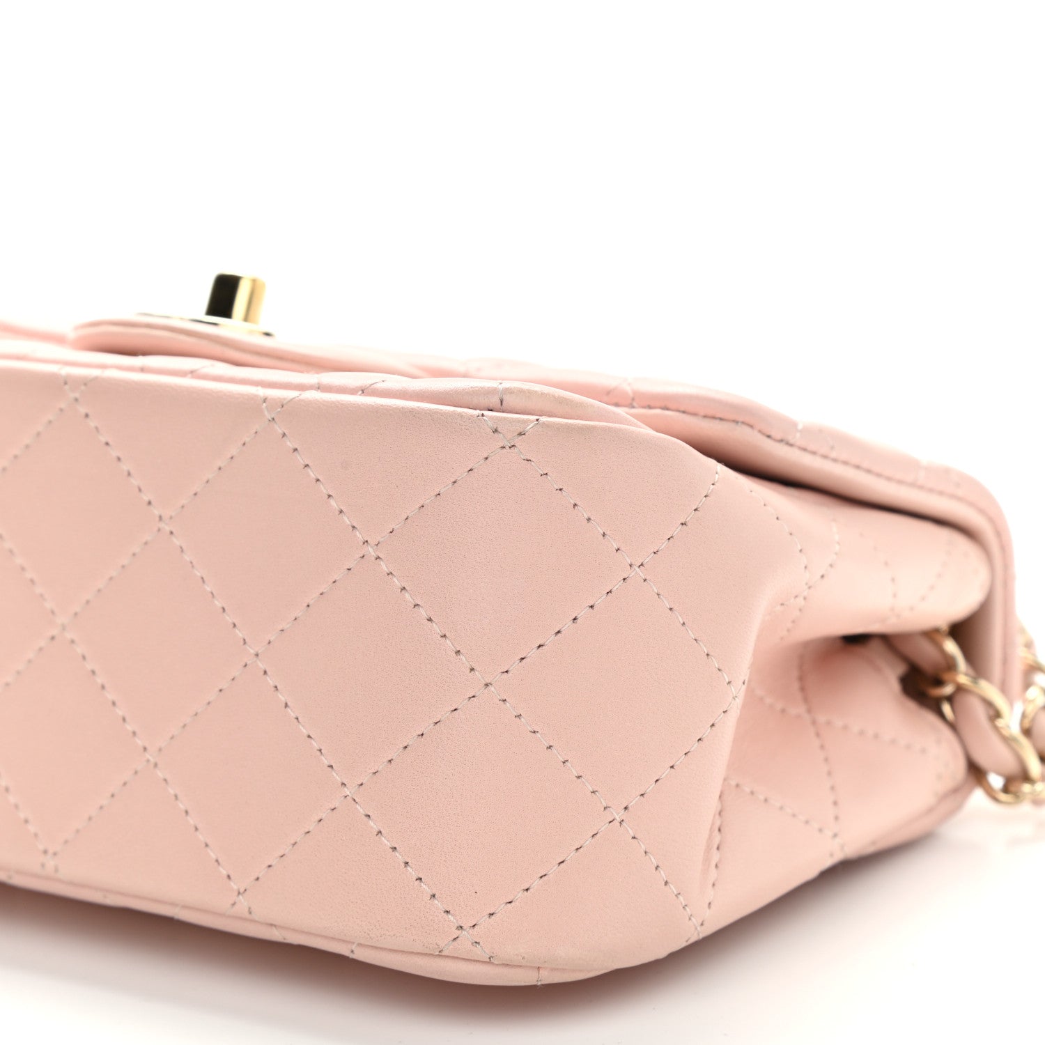 Chanel Lambskin Quilted Mini Square Flap Light Pink 8 of 8