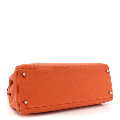 Hermes Togo Kelly Retourne 35 Orange 4 of 18