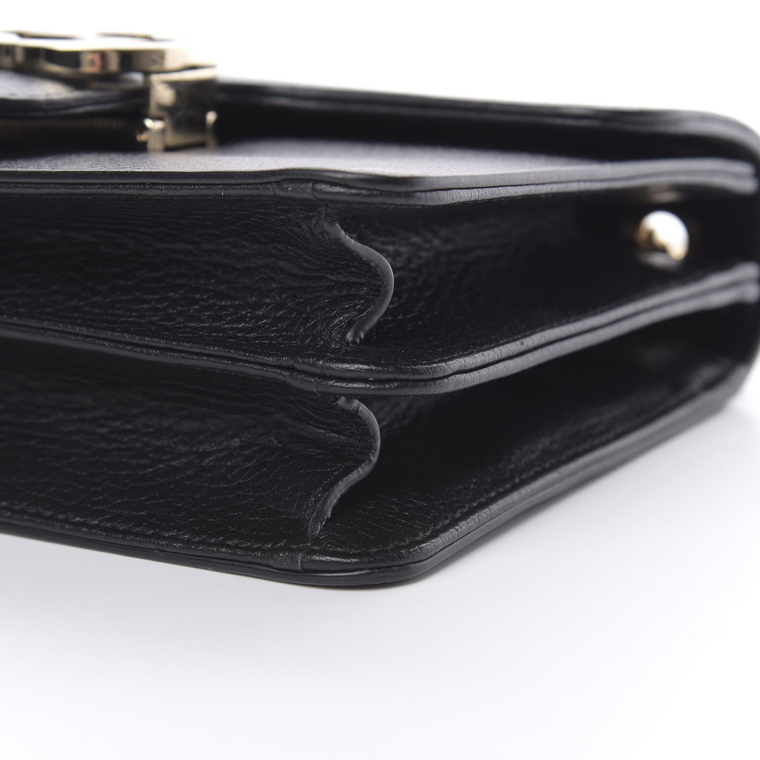 Gucci Dollar Calfskin Small Interlocking G Shoulder Bag Black 10 of 10