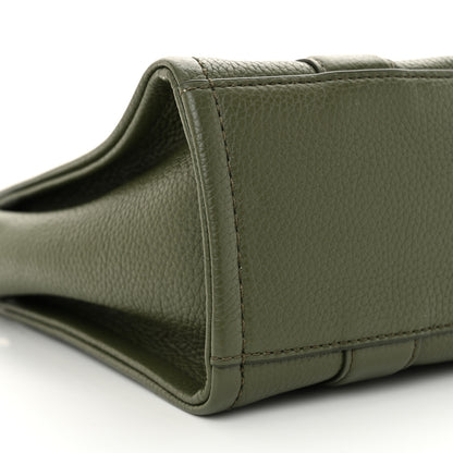 Marc Jacobs Grained Calfskin Small The Tote Bag Bronze Green 10 of 16