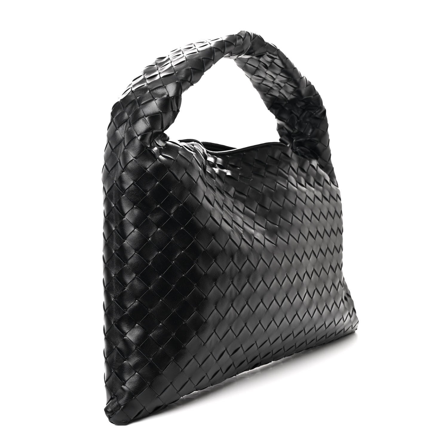 Bottega Veneta Calfskin Intrecciato Small Hop Black 3 of 10
