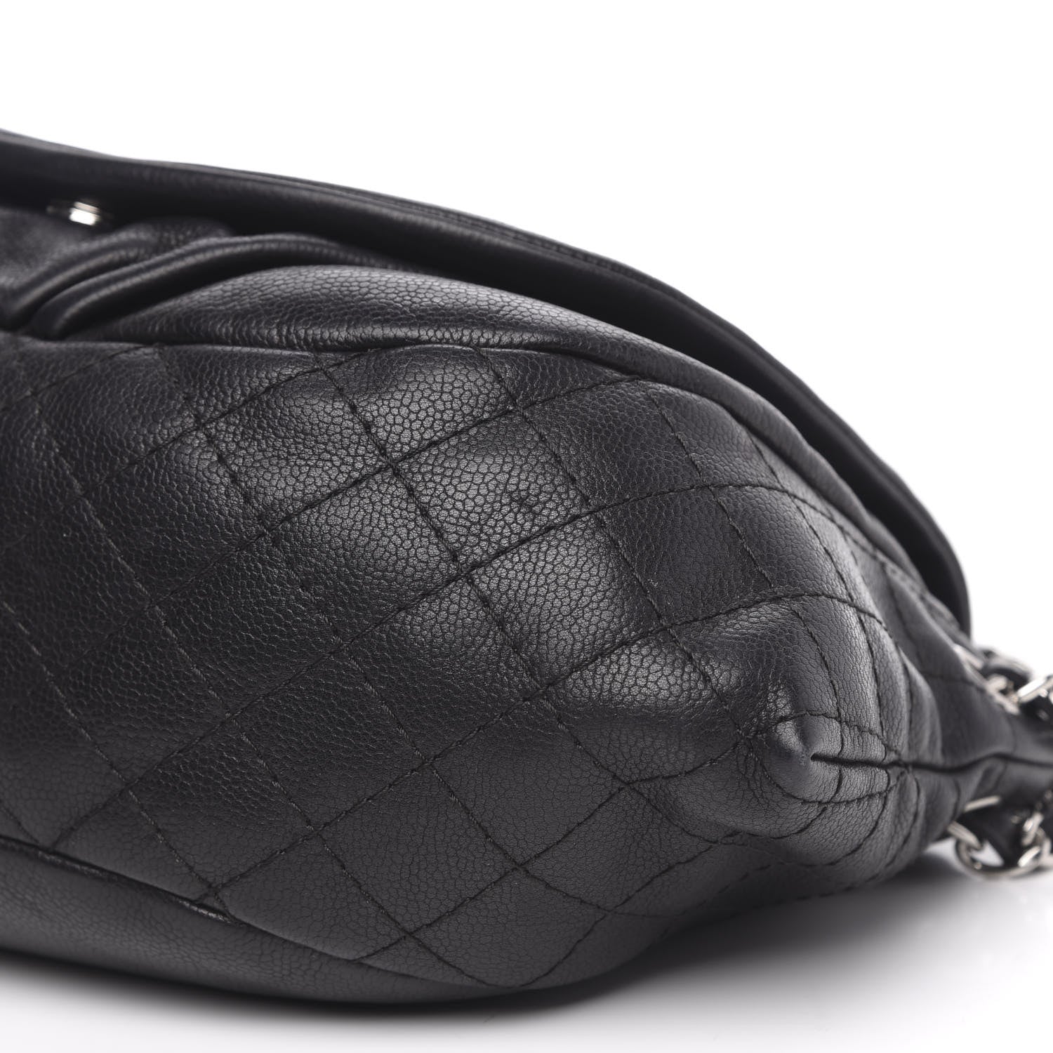 Chanel Caviar Half Moon Large Flap Black 10 of 13