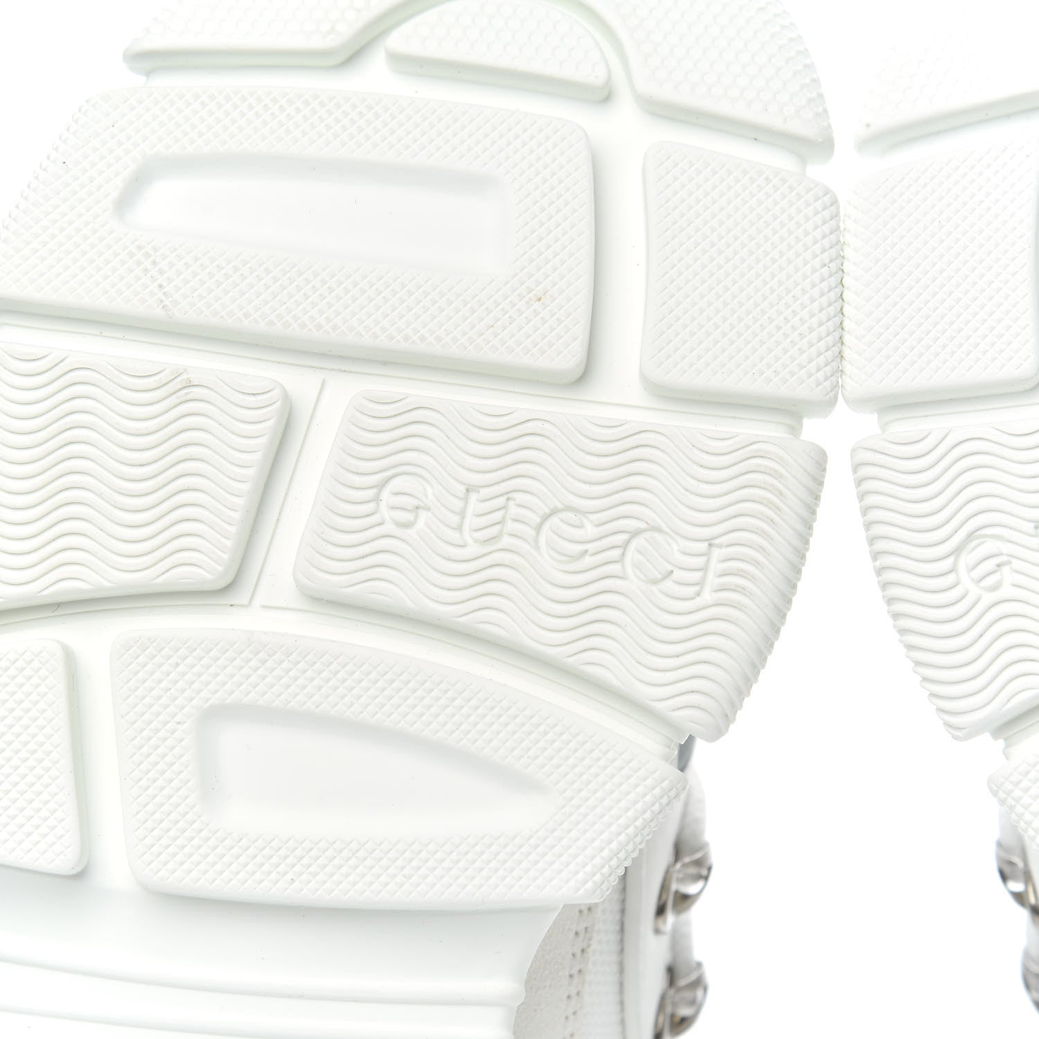 Gucci X SEGA Mesh Calfskin Suede Womens Flashtrek Sneakers 37 Great White 6 of 8
