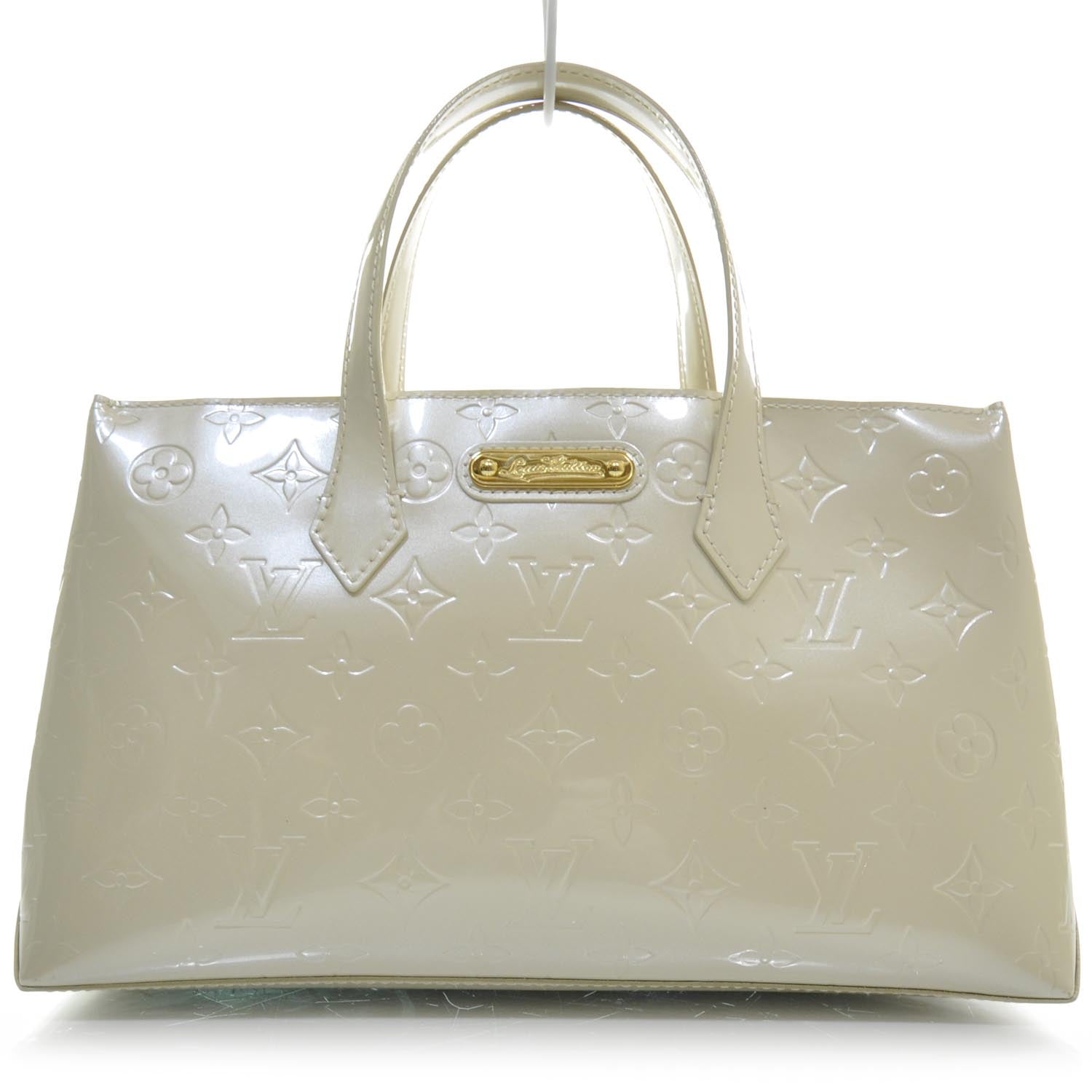 Louis Vuitton Vernis Wilshire PM Perle Pearl 1 of 8