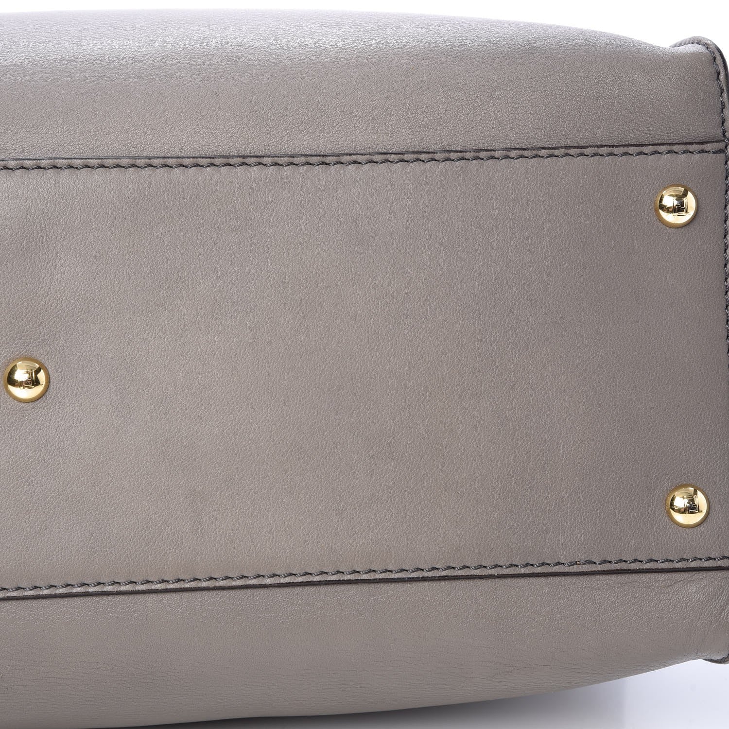 Fendi Vitello Seta Suede Plexiglass Tortoise Large Peekaboo Iconic Satchel Asfalto Marrone 15 of 15
