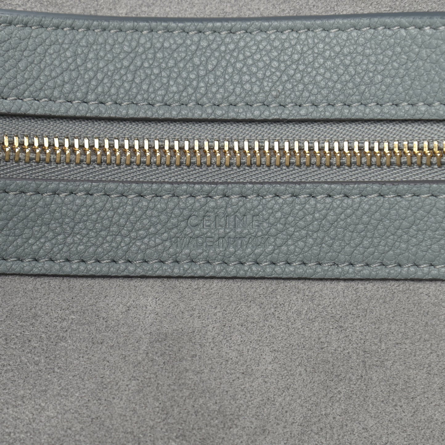 Soft Grained Calfskin Small Belt Cabas Phantom Storm
