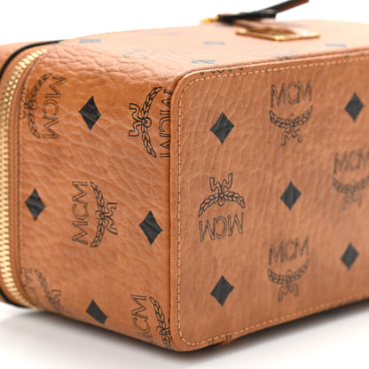 MCM Visetos Vanity Case Cognac 8 of 9