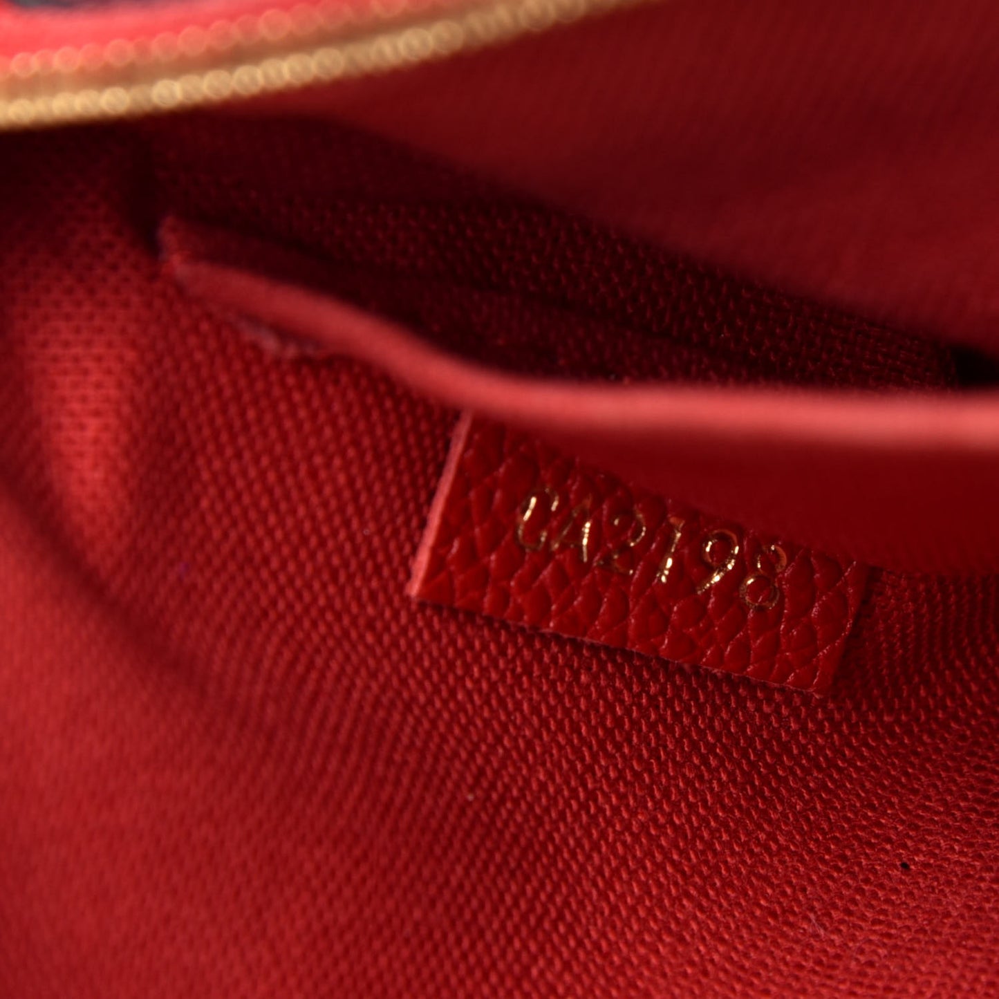 Monogram Pallas Clutch Cherry