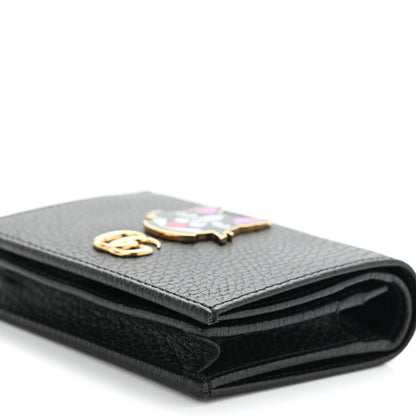 Gucci Dollar Calfskin Bosco Card Case Wallet Black 10 of 10