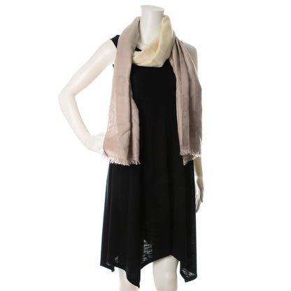 Chanel Cashmere Silk Ombre Camellia CC Scarf 2 of 4