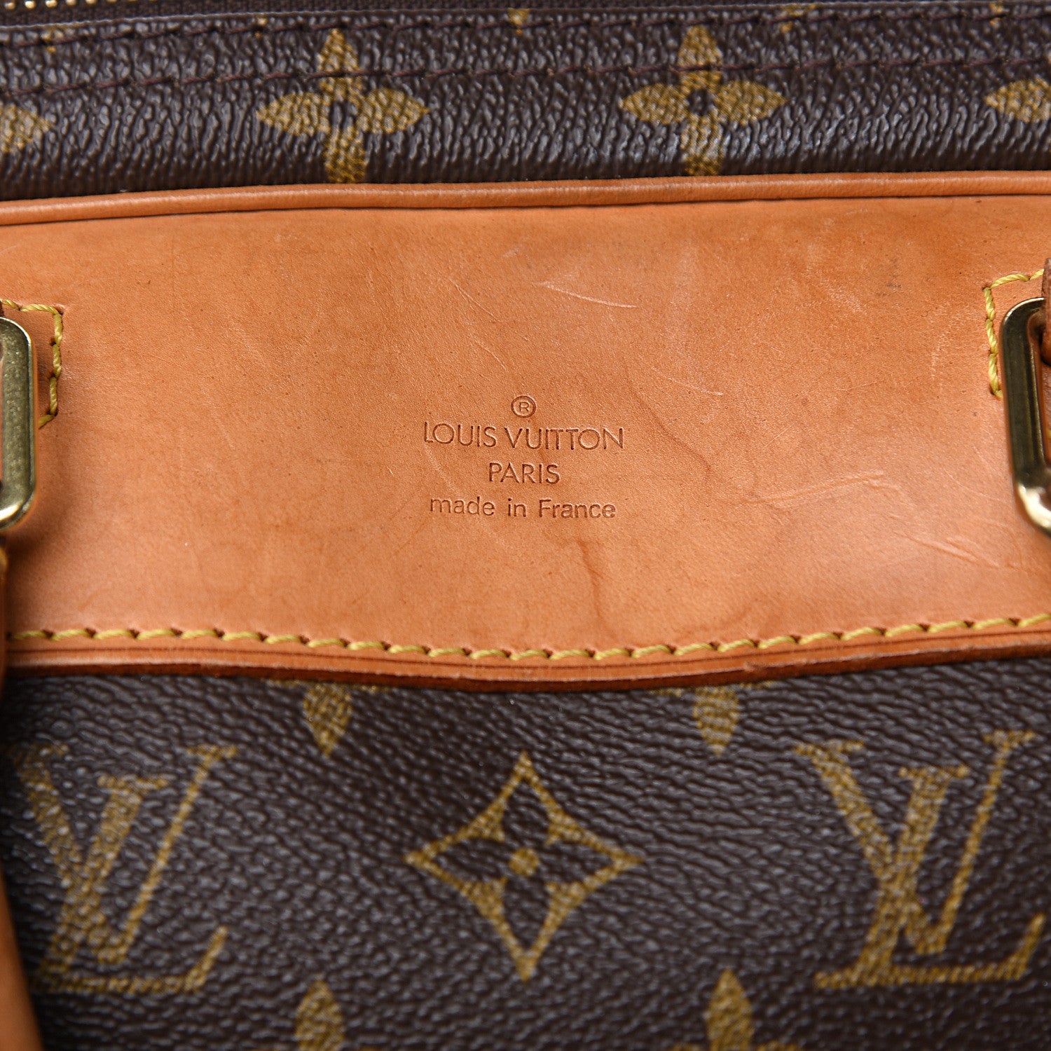 Louis Vuitton Monogram Alize 2 Compartment Luggage Travel Bag 6 of 8
