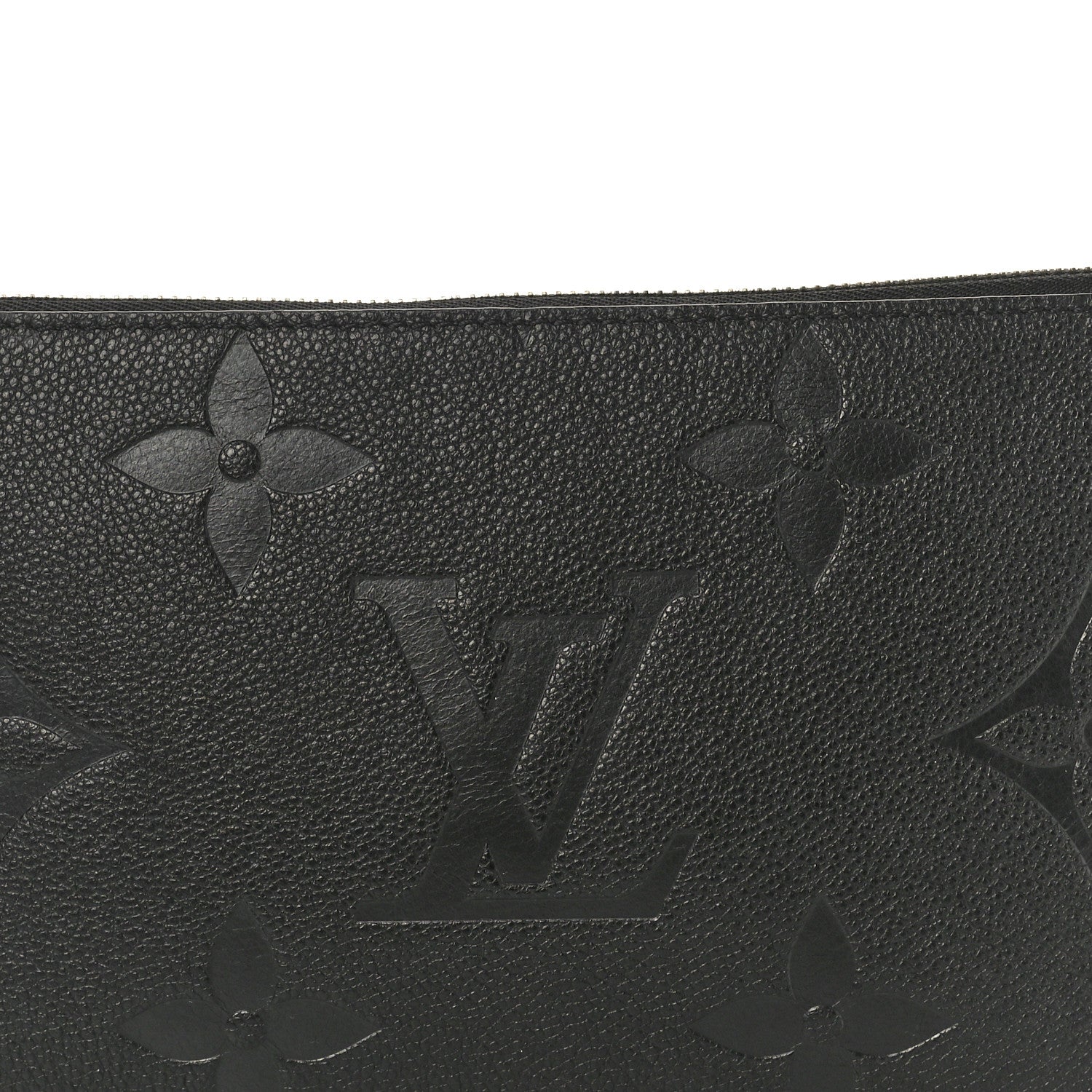 Louis Vuitton Empreinte Monogram Giant Neverfull MM Pochette Black 6 of 6