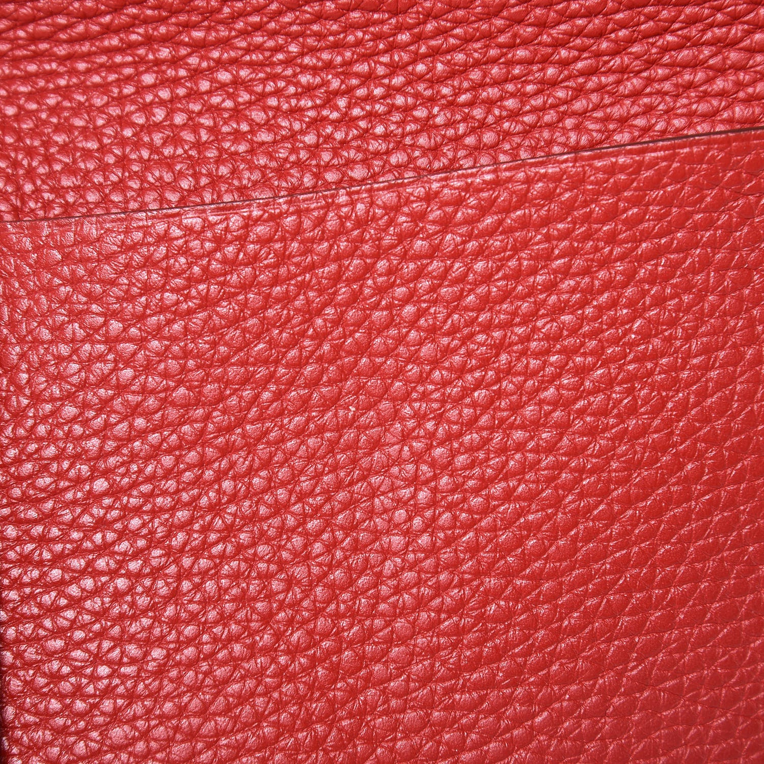Hermes Taurillon Clemence Halzan 31 GM Rouge Casaque 9 of 10