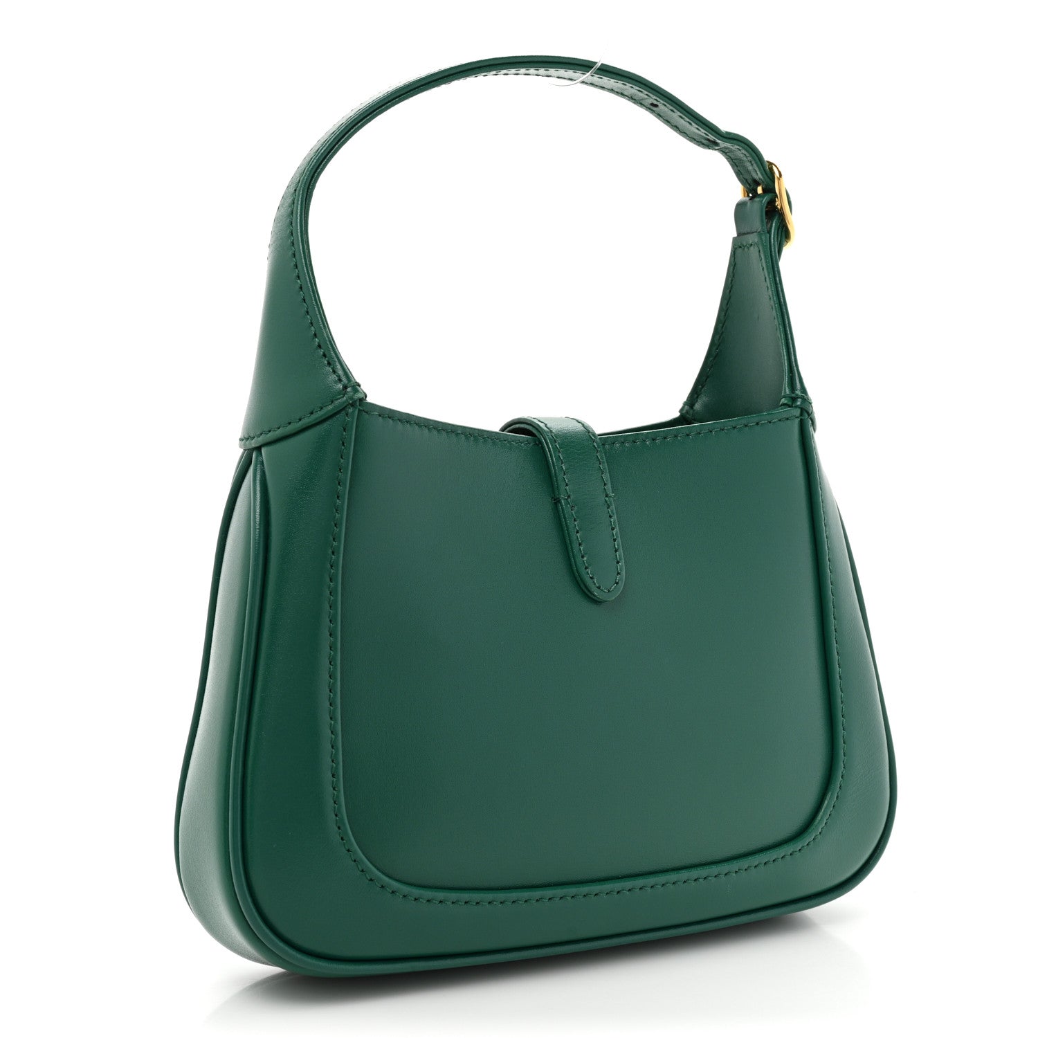 Gucci Boarded Dyana Lux Calfskin Mini Jackie 1961 Hobo Emerald 3 of 9