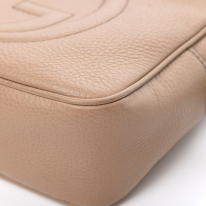 Gucci Pebbled Calfskin Small Soho Disco Bag Camelia 10 of 10