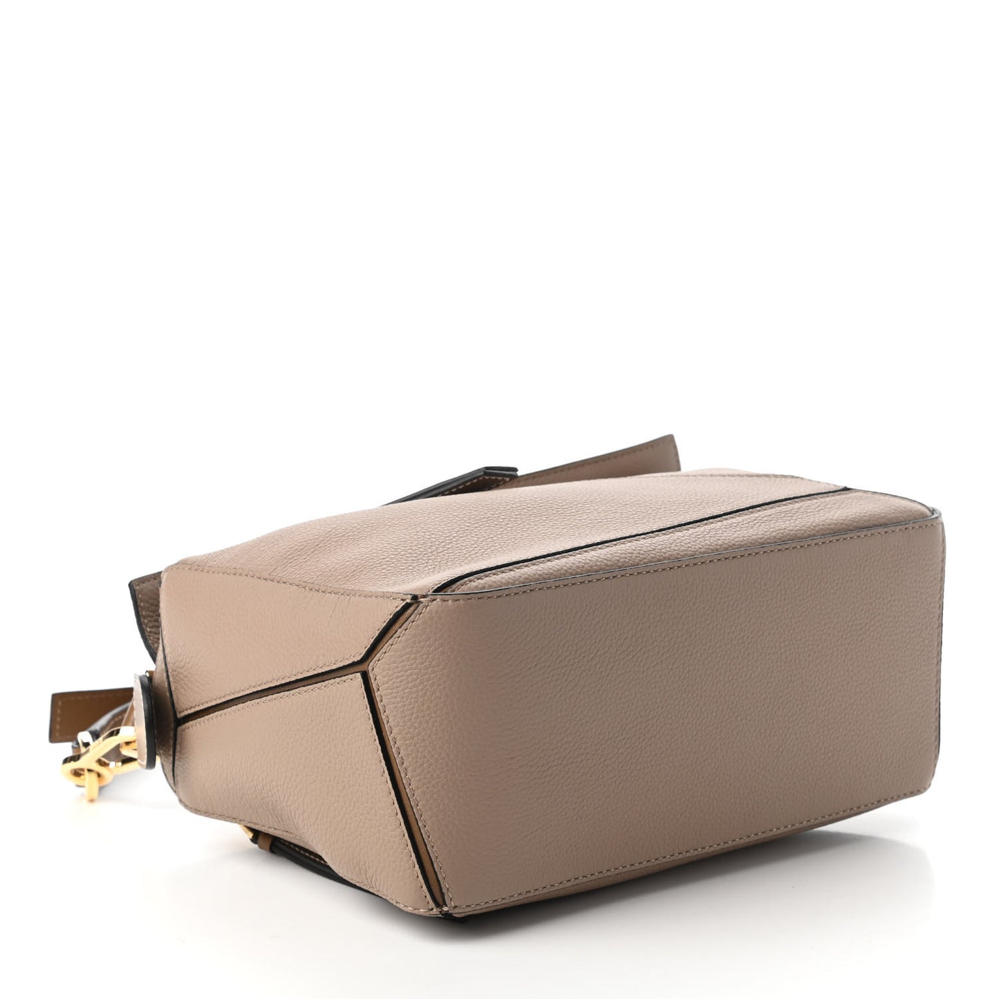 Grained Calfskin Small Puzzle Bag Sand Mink