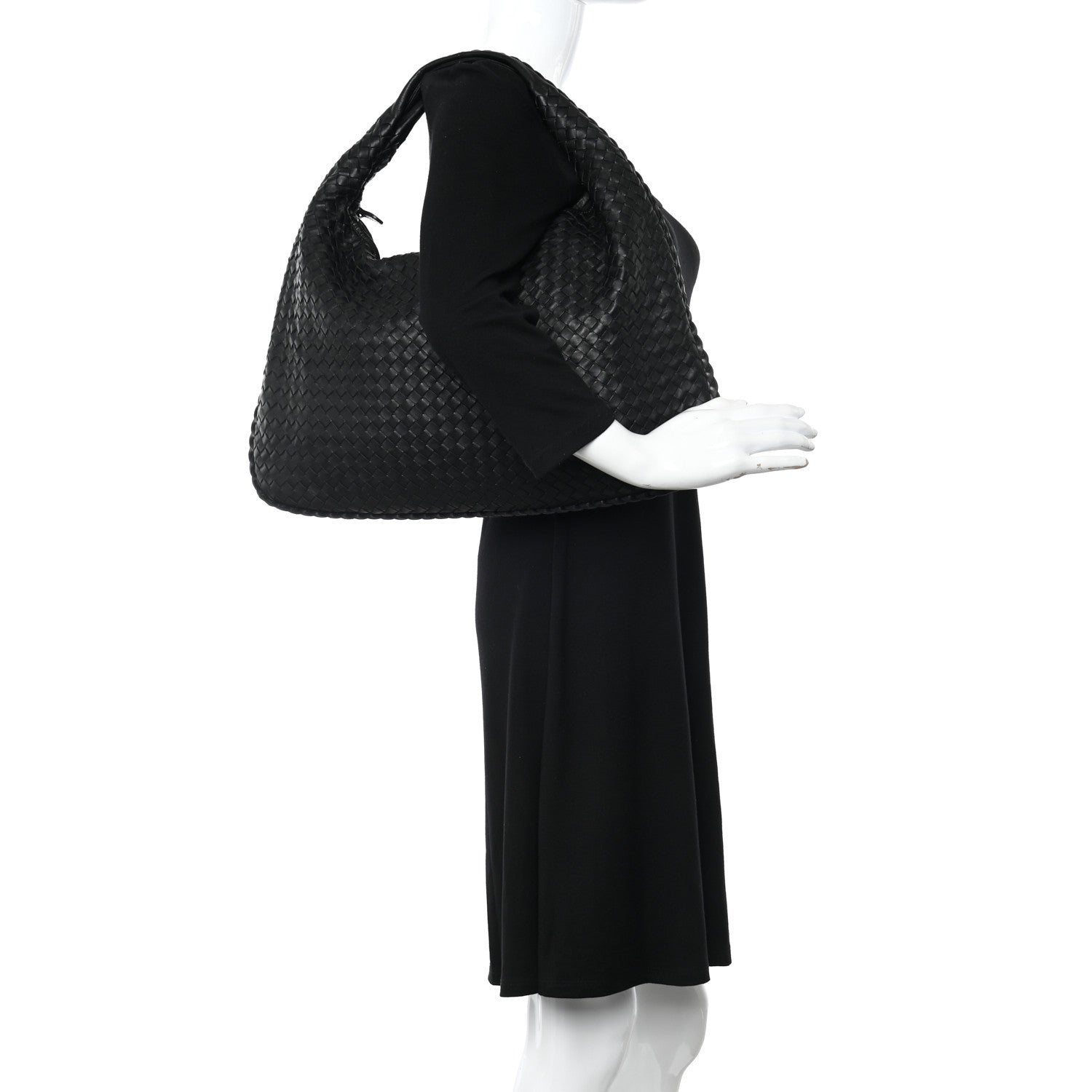 Bottega Veneta Nappa Intrecciato Large Veneta Hobo Black 2 of 11