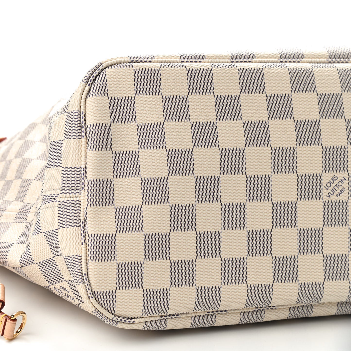 Damier Azur Neo Neverfull MM Rose Ballerine