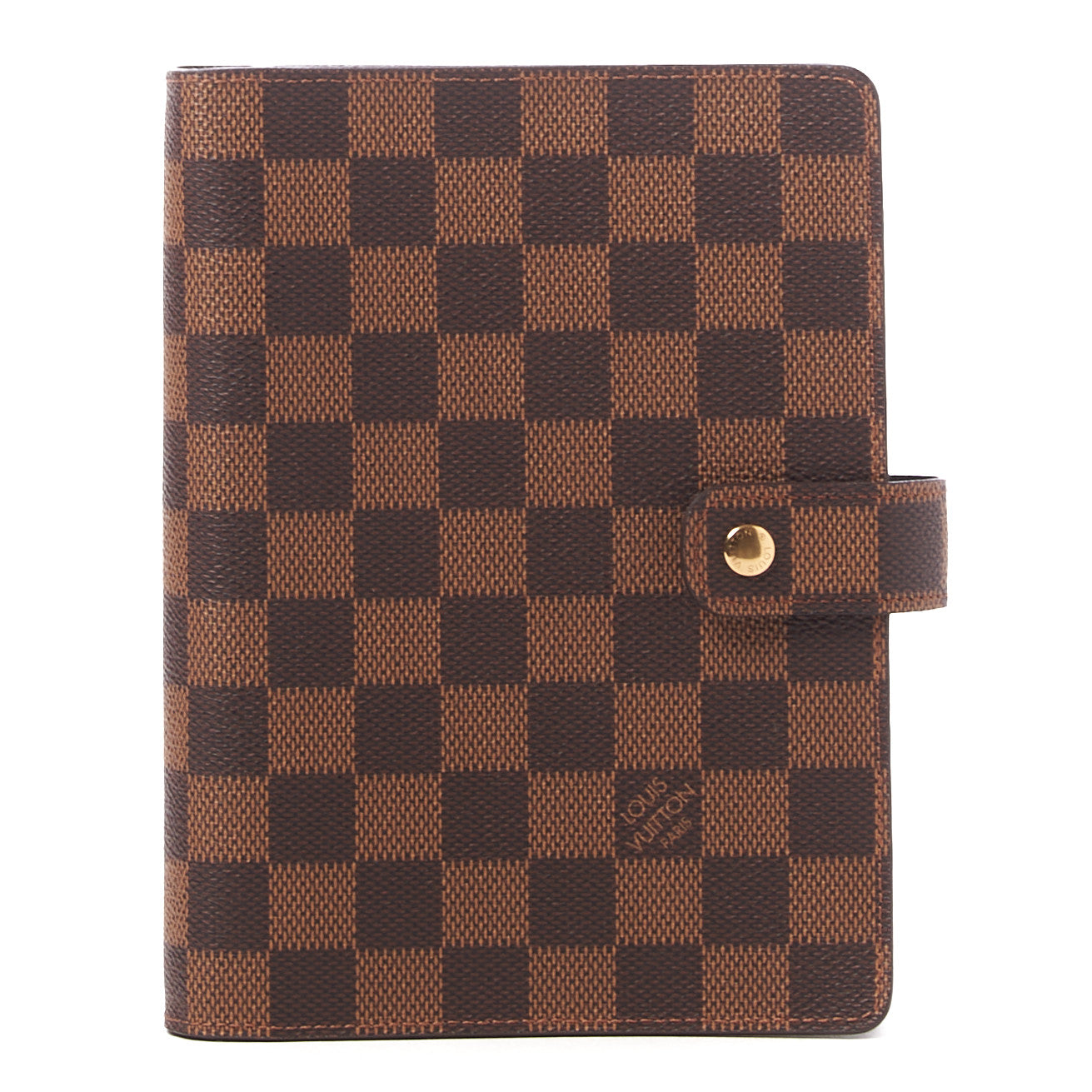 Damier Ebene Medium Ring Agenda Cover