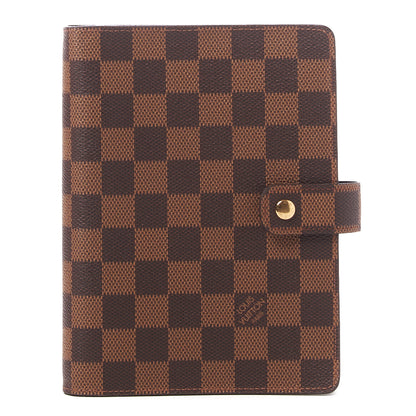 Louis Vuitton Damier Ebene Medium Ring Agenda Cover 1 of 7