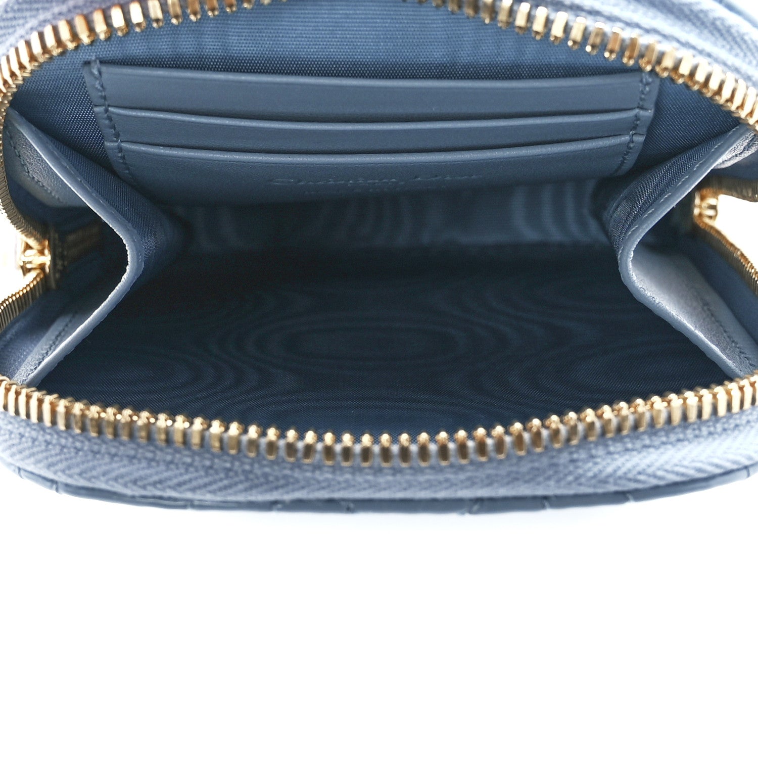 Christian Dior Patent Cannage Lady Dior Phone Holder Cloud Blue 5 of 12