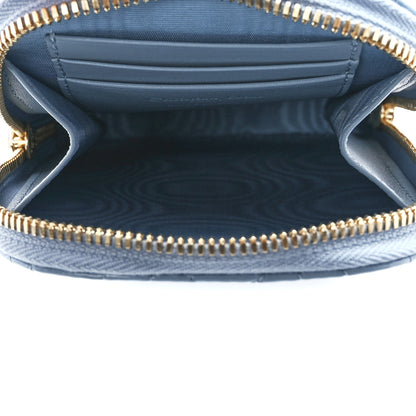 Christian Dior Patent Cannage Lady Dior Phone Holder Cloud Blue 5 of 12