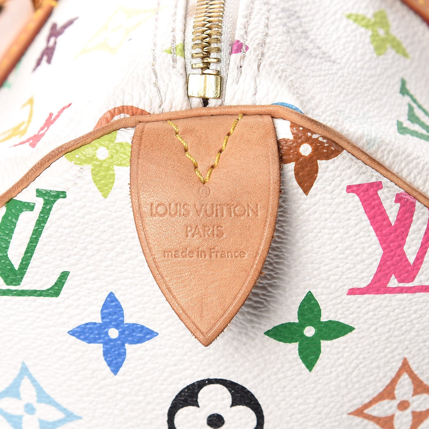 Monogram Multicolor Speedy 30 White