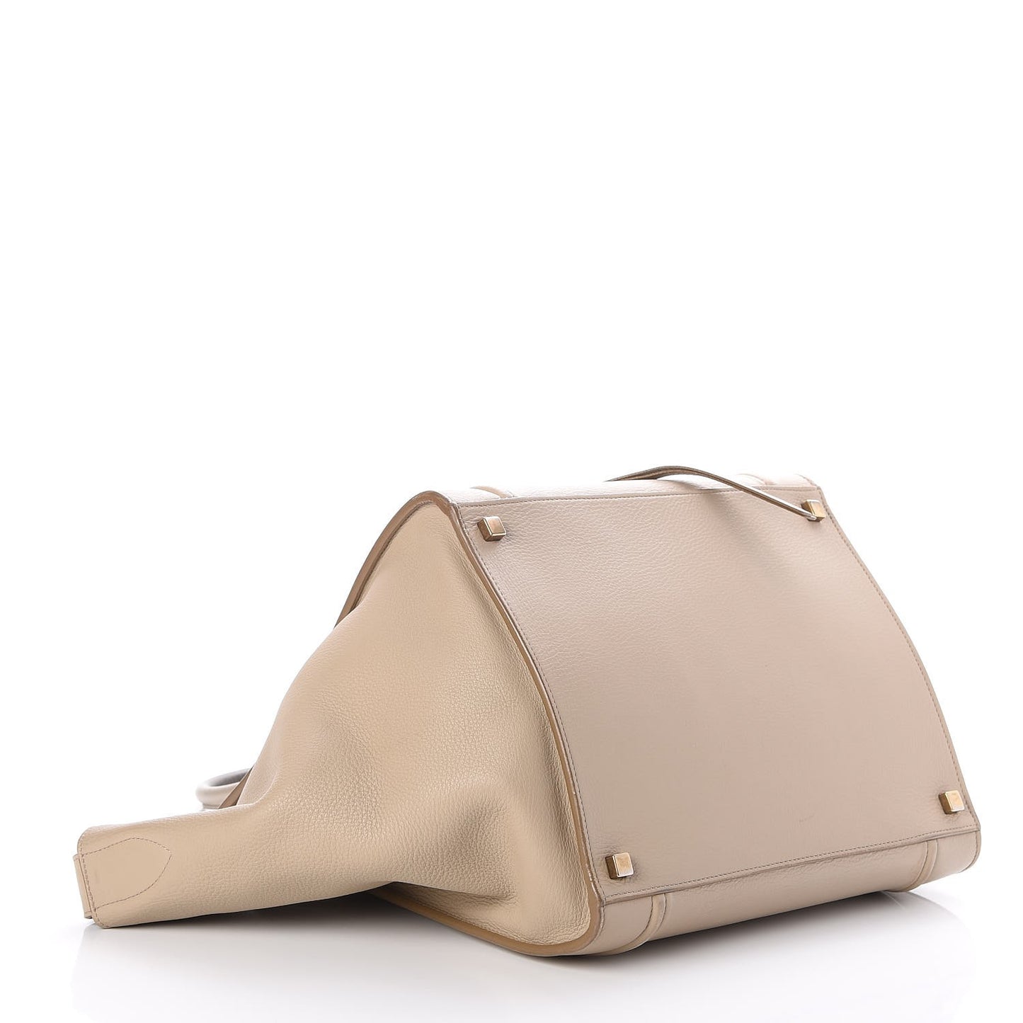 Supple Calfskin Medium Phantom Luggage Beige