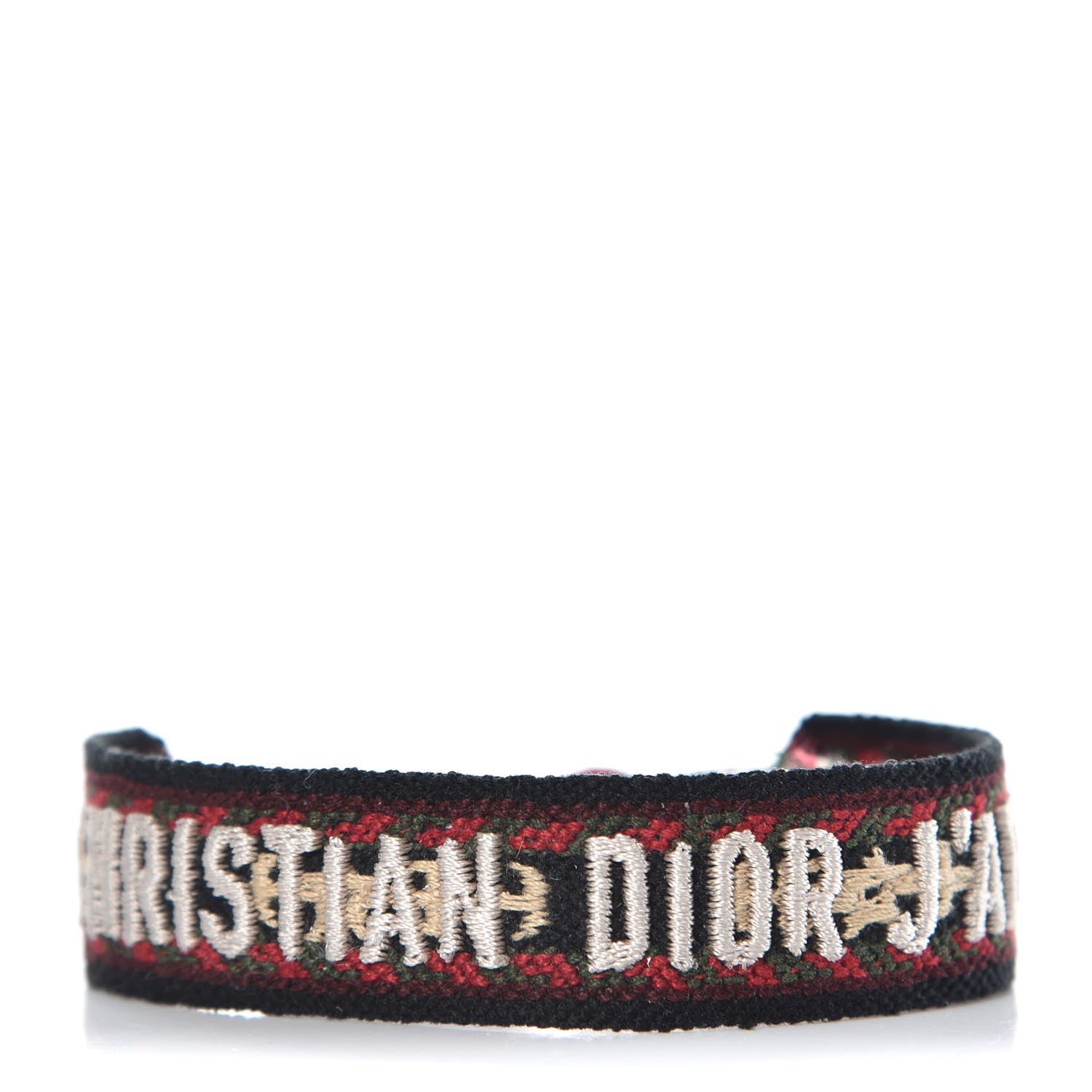Christian Dior Woven Cotton J'Adior Friendship Bracelet 1 of 4