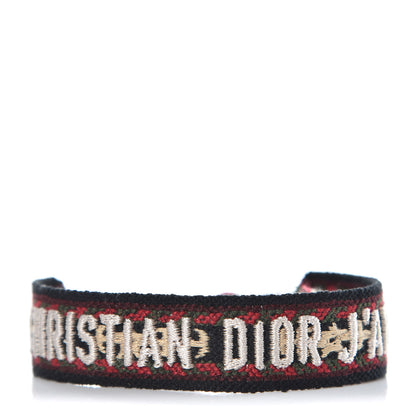 Christian Dior Woven Cotton J'Adior Friendship Bracelet 1 of 4
