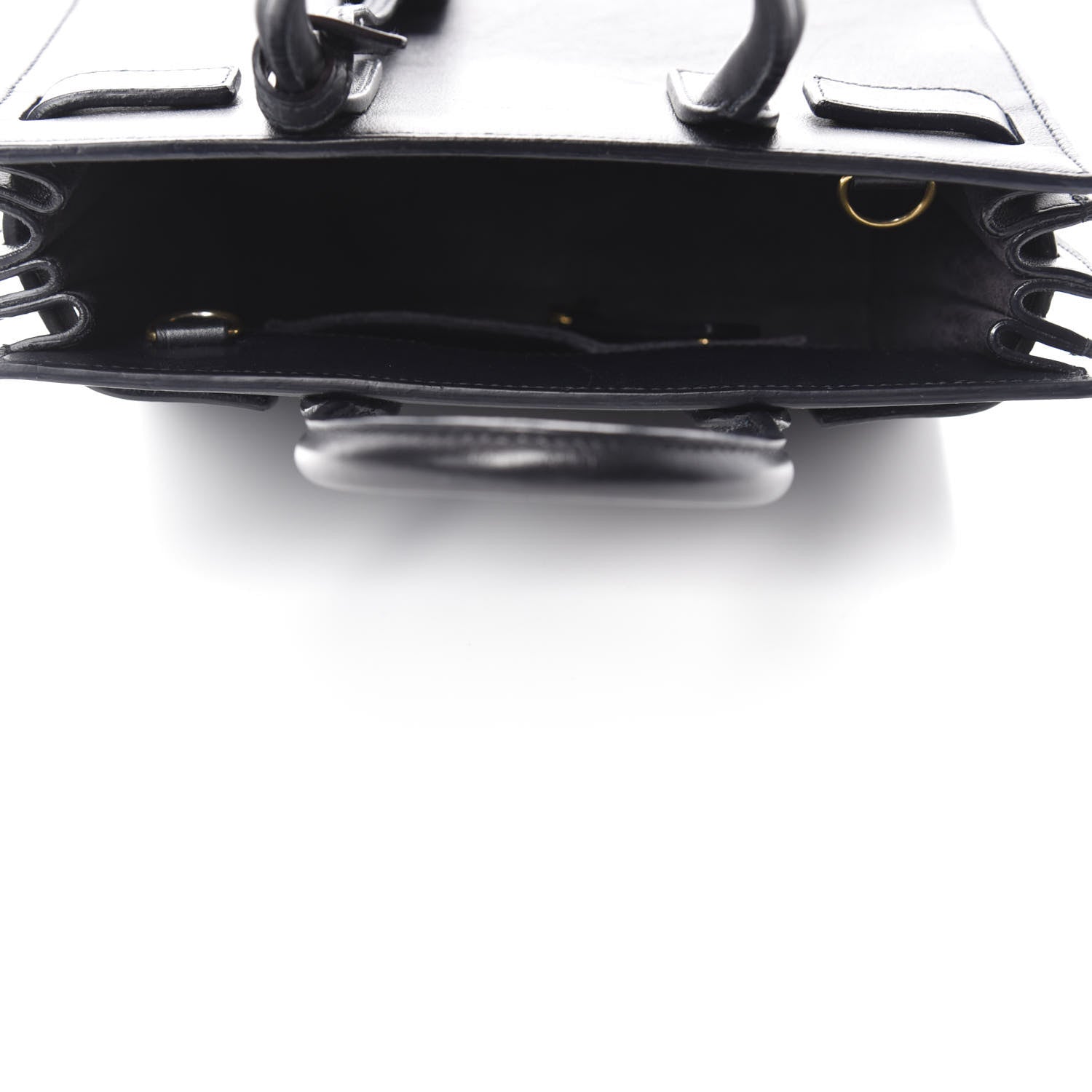 Saint Laurent Calfskin Nano Sac De Jour Black 5 of 10