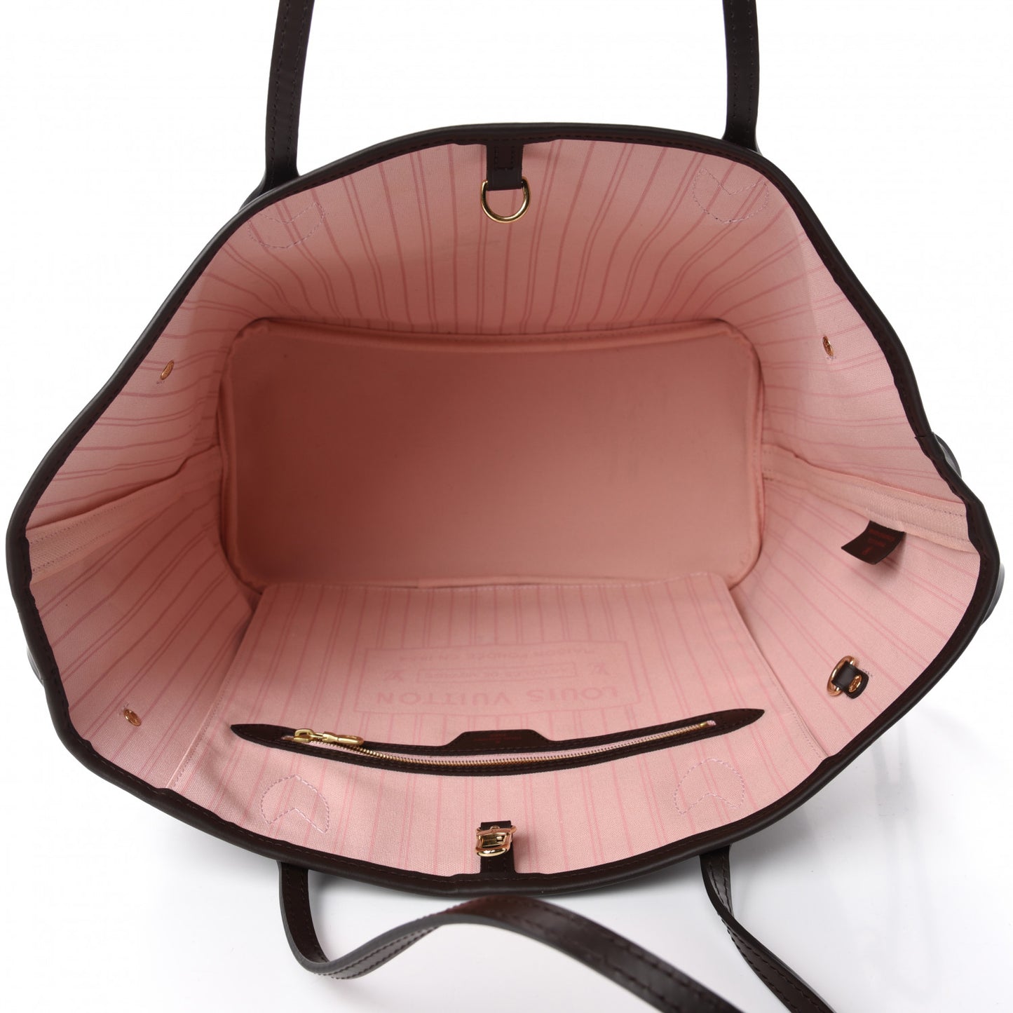 Damier Ebene Neo Neverfull MM Rose Ballerine