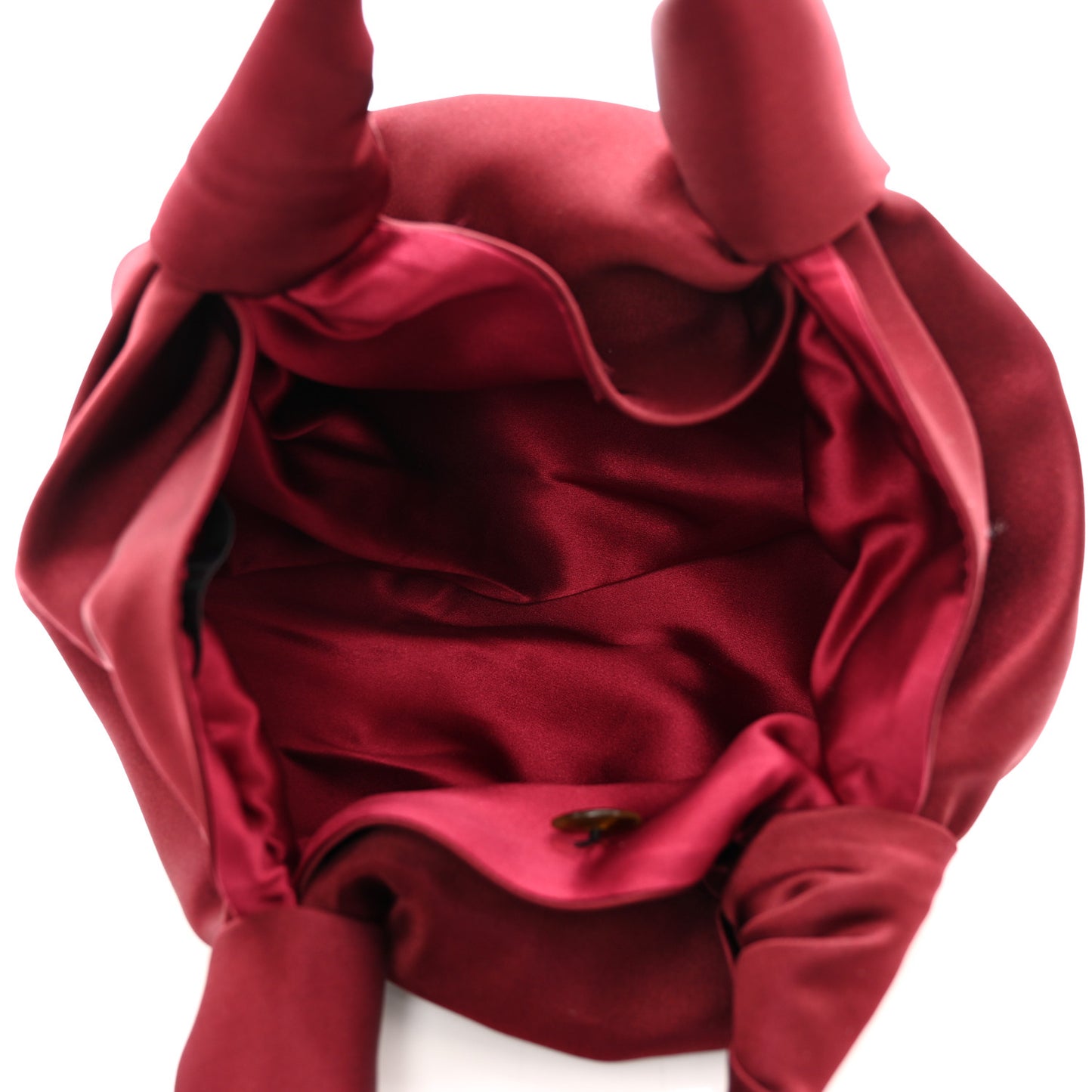 Satin The Ascot Bag Burgundy