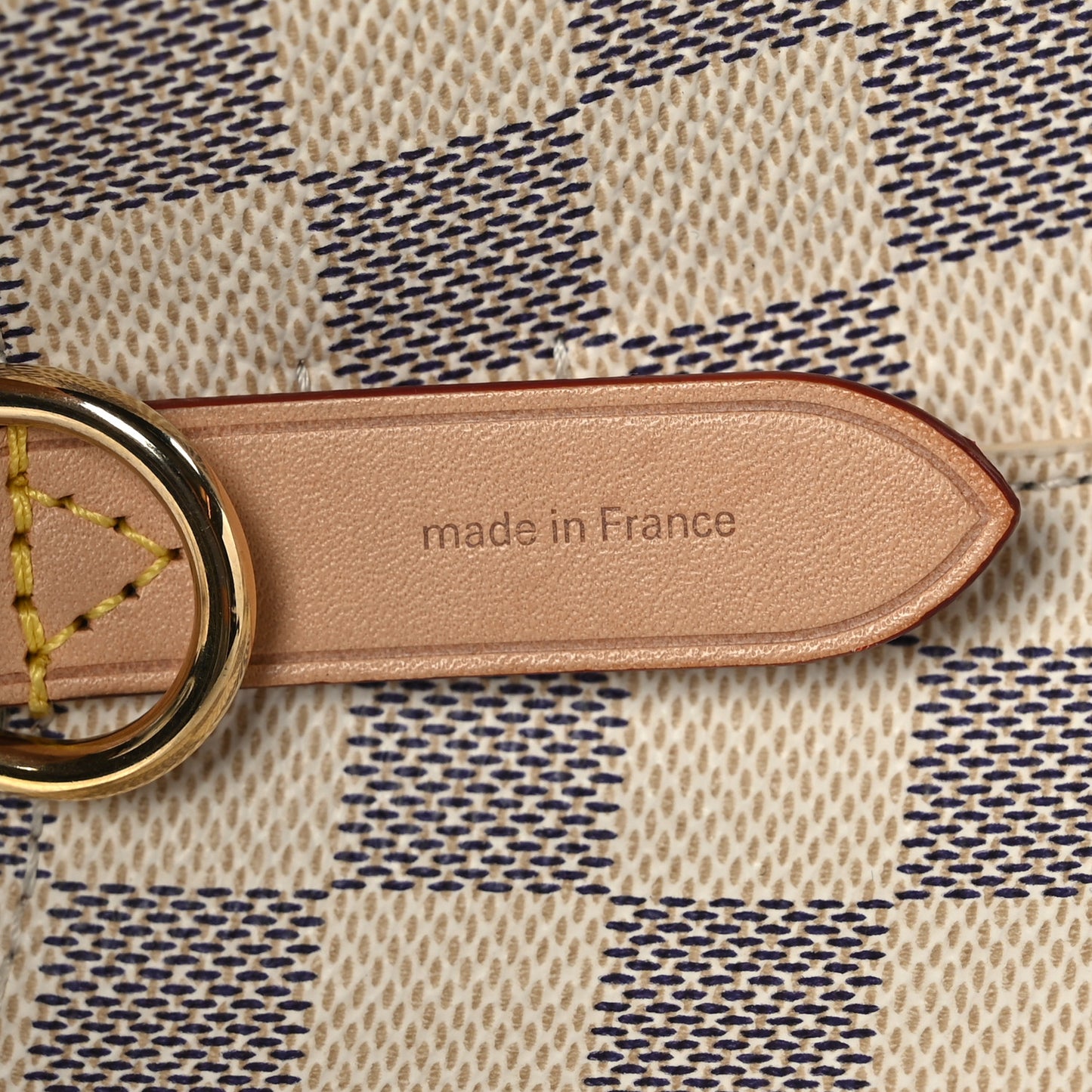 Damier Azur Braided Neonoe MM Peach Cream