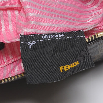 Fendi Zucca Spalmati Striped Pochette Tobacco Multicolor 10 of 10