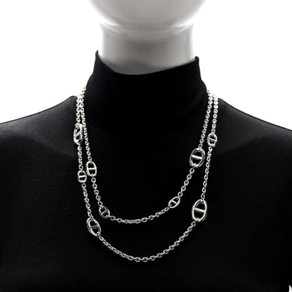 Hermes Sterling Silver Farandole Necklace 120 2 of 5