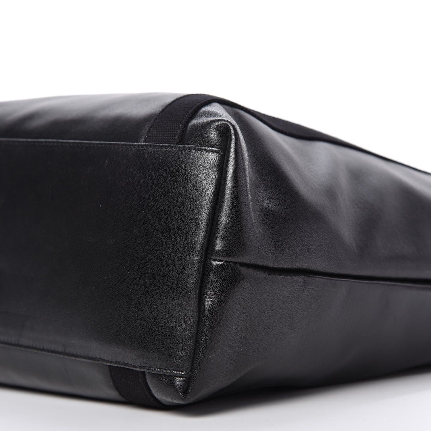 Saint Laurent Calfskin Small Daily Cabas Shopping Tote Black 7 of 10