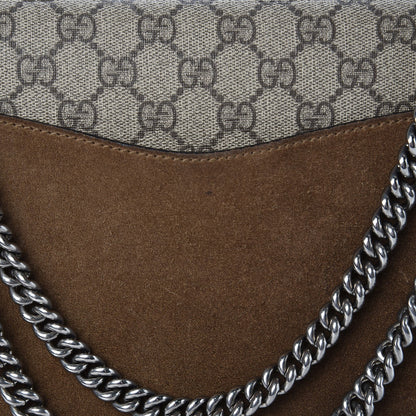 Gucci GG Supreme Monogram Medium Dionysus Shoulder Bag Taupe 12 of 13