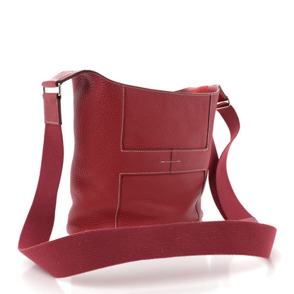 Hermes Taurillon Clemence Sac Good News PM Rouge Casaque 3 of 10