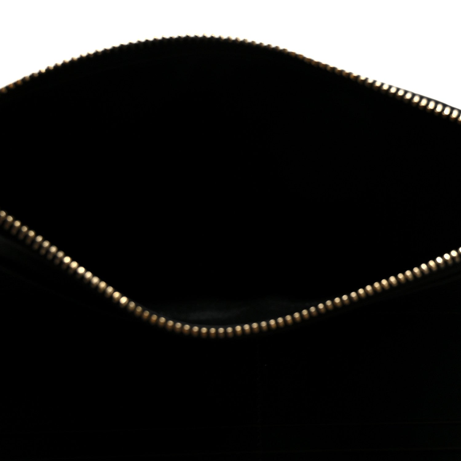 Saint Laurent Shiny Calfskin Crocodile Embossed Monogram Uptown Wallet Black 6 of 9