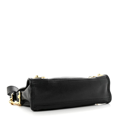 Balenciaga Chevre Gold Metallic Edge Hardware Mini City Black 4 of 10