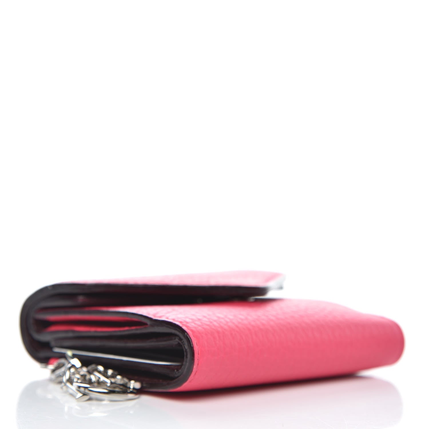 Christian Dior Bullcalf Diorissimo Medium Envelope Wallet Rose Passion 4 of 7