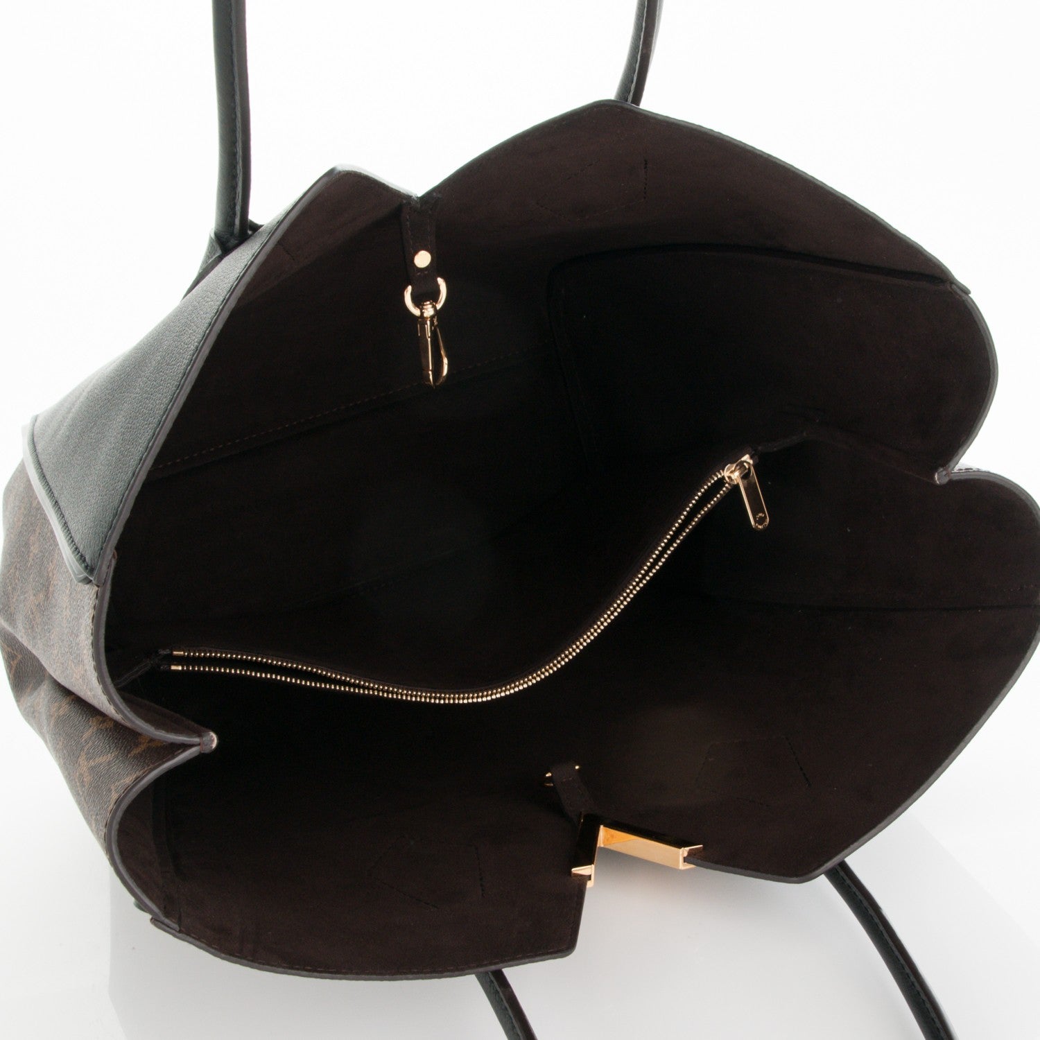 Louis Vuitton Calfskin Monogram Kimono Tote Black 5 of 6